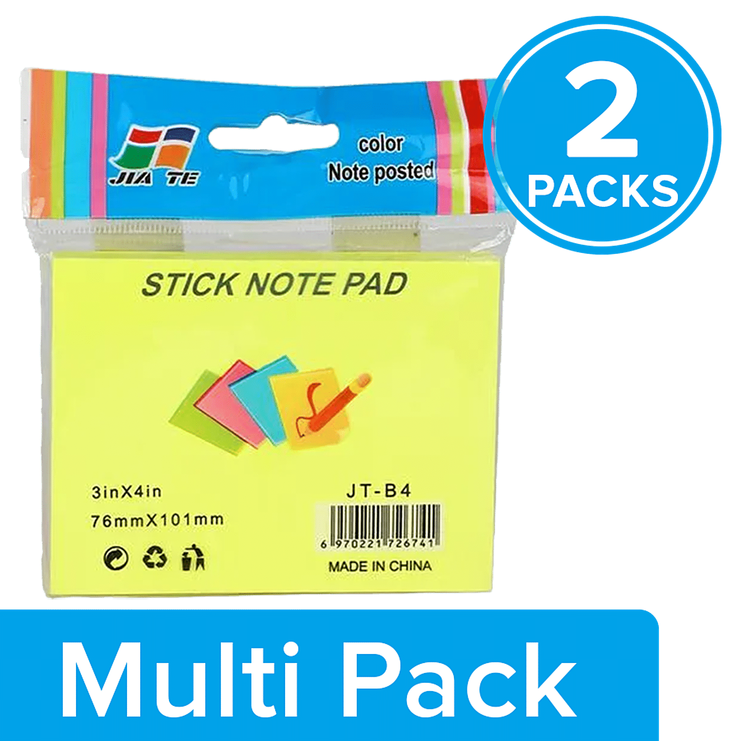 Buy Post-It Super Sticky Notes - For Reminders, Multicolour Online at Best  Price of Rs 190 - bigbasket