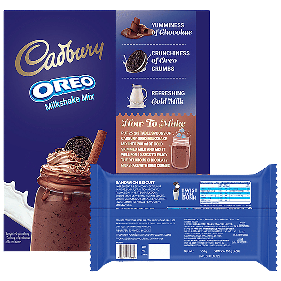 Cadbury Oreo Milkshake Drink Mix Price - Buy Online at Best Price in India