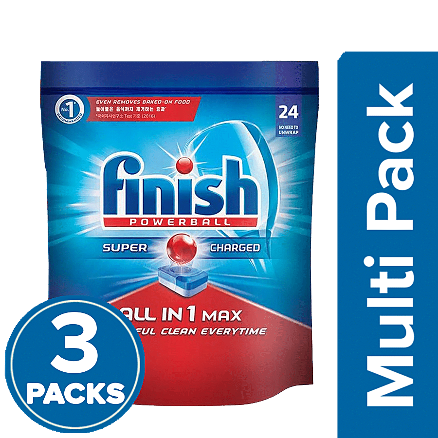 Finish Powerball All in 1 Dishwasher Tablets 20 Washes - Tablets