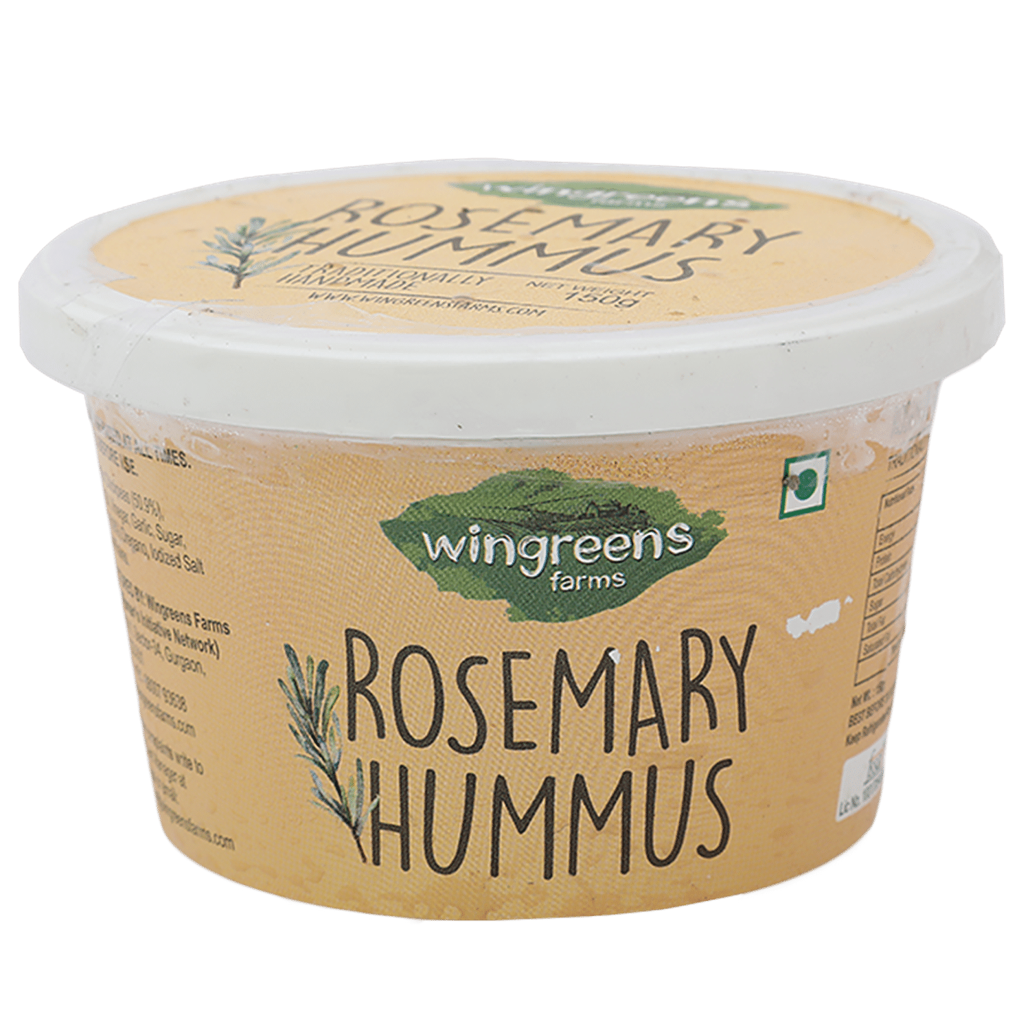 Buy Wingreens Farms Hummus Rosemary 150 Gm Online At Best