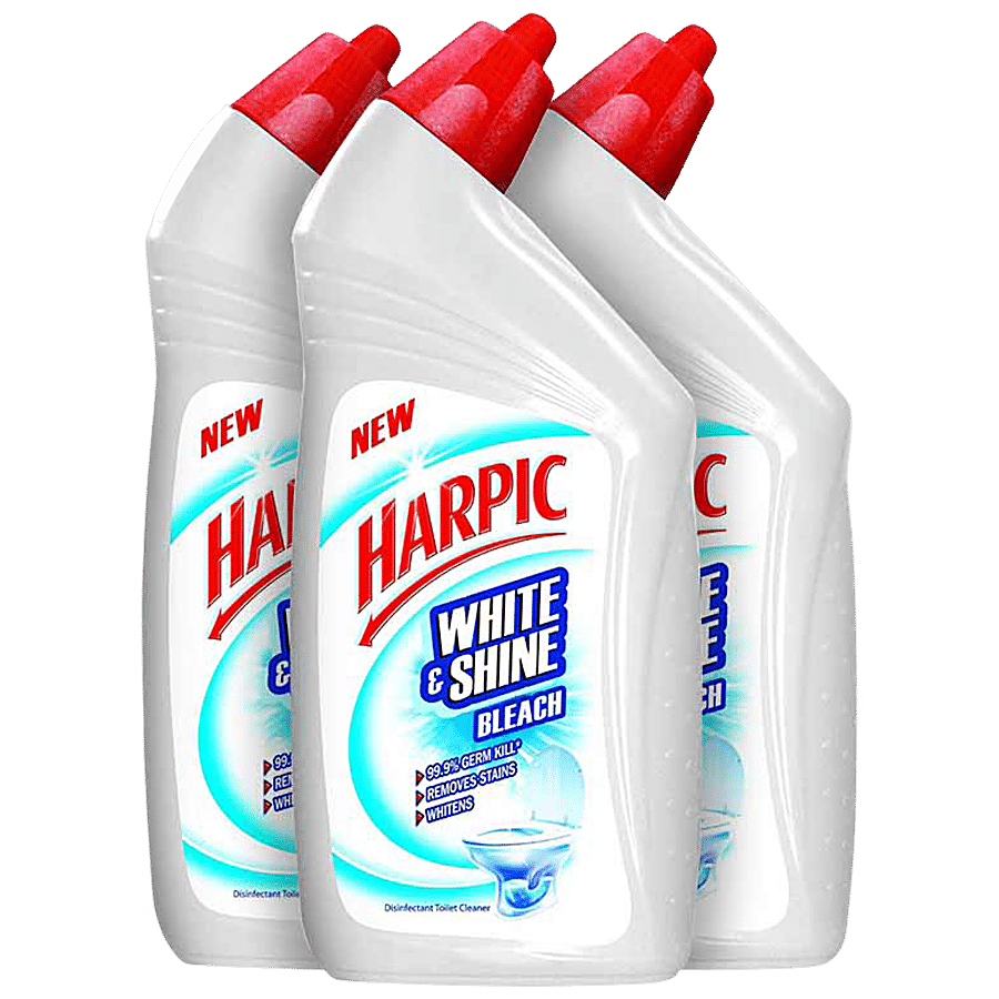 Buy Harpic White & Shine Disinfectant Toilet Cleaner - Bleach