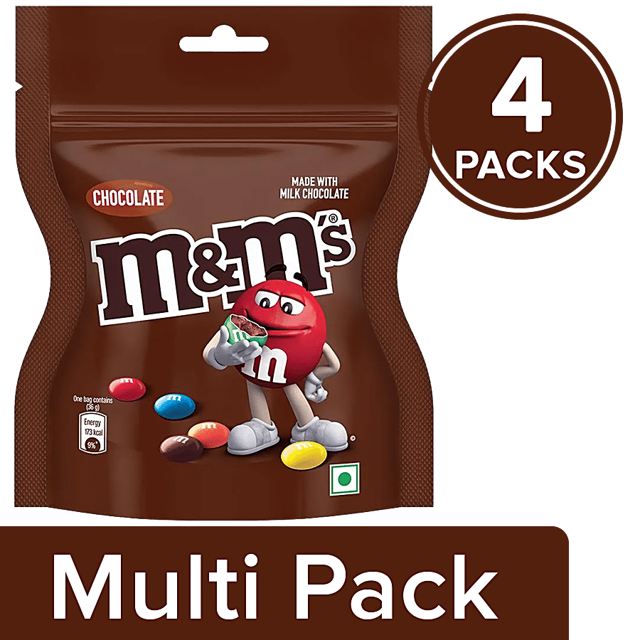 M&M's Chocolate Bag Peanut Chocolate Bag 45G Each Pack Mix Pack, 50 Pack
