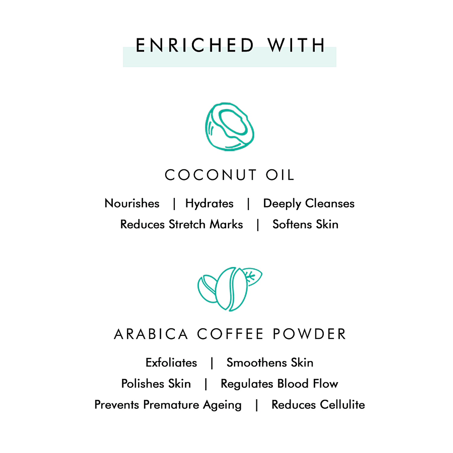 Buy Coffee Body Scrub With Coconut Extract Online In India – mCaffeine