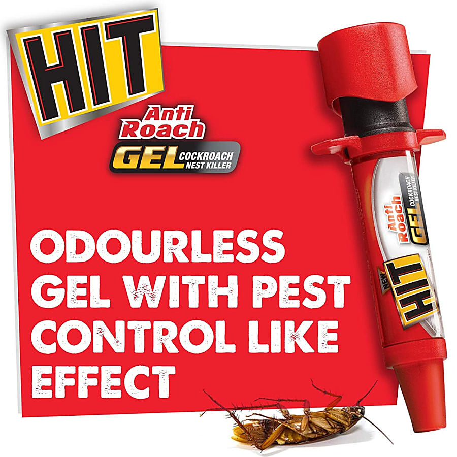 Buy HIT Anti-Roach Gel - Cockroach Killer, 20 g + Cockroach Killer Spray,  400 ml Online at Best Price of Rs 471.27 - bigbasket