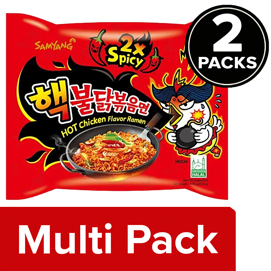 Samyang - Buldak 3x Spicy Extreme Hot Chicken Ramen - Noodles (140