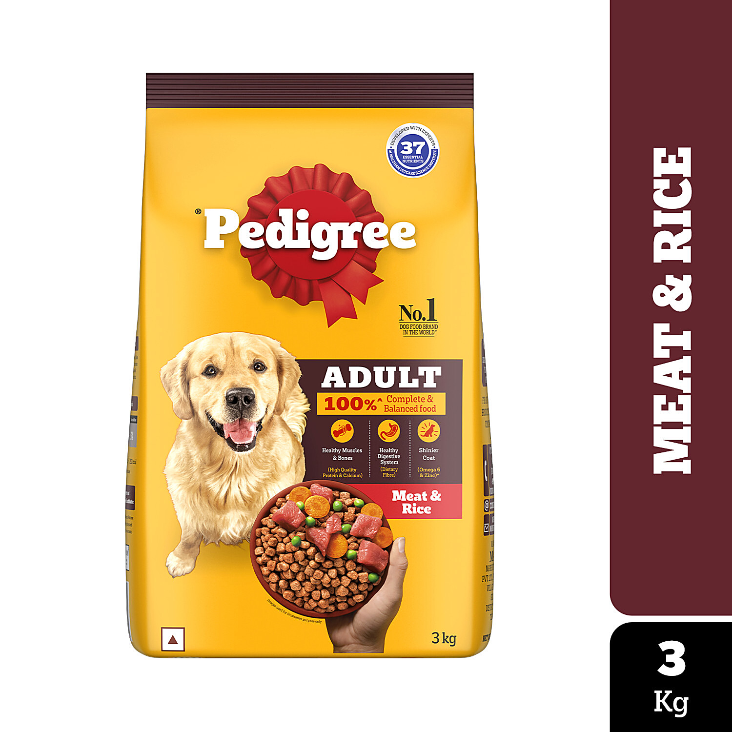 Adult Dry Dog Food Food Meat Rice of Rs 616.25 bigbasket