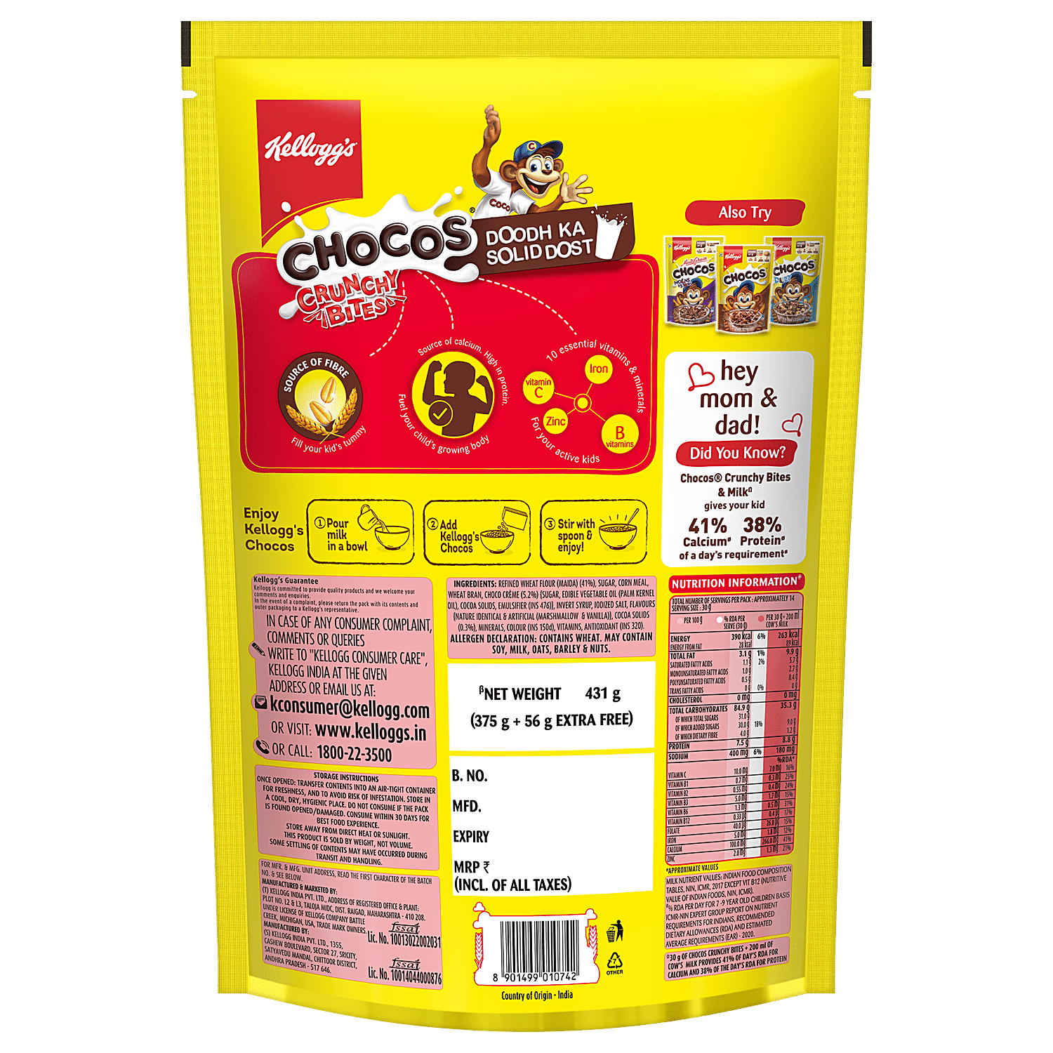 Trésor Kellogg's - Crazy bon Top 10 choco attaques - n°10 Pub 10s 