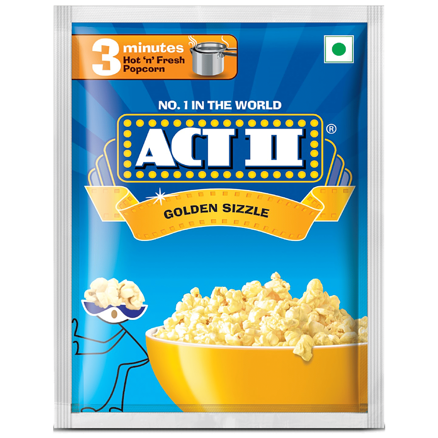 Buy Act Ii Instant Popcorn Golden Sizzle 40 Gm Pouch Online At Best Price Bigbasket