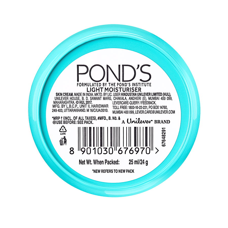 Buy Ponds Light Moisturiser With Vitamin E  Glycerine, For Non Oily  Fresh Feel Online at Best Price of Rs 573 bigbasket
