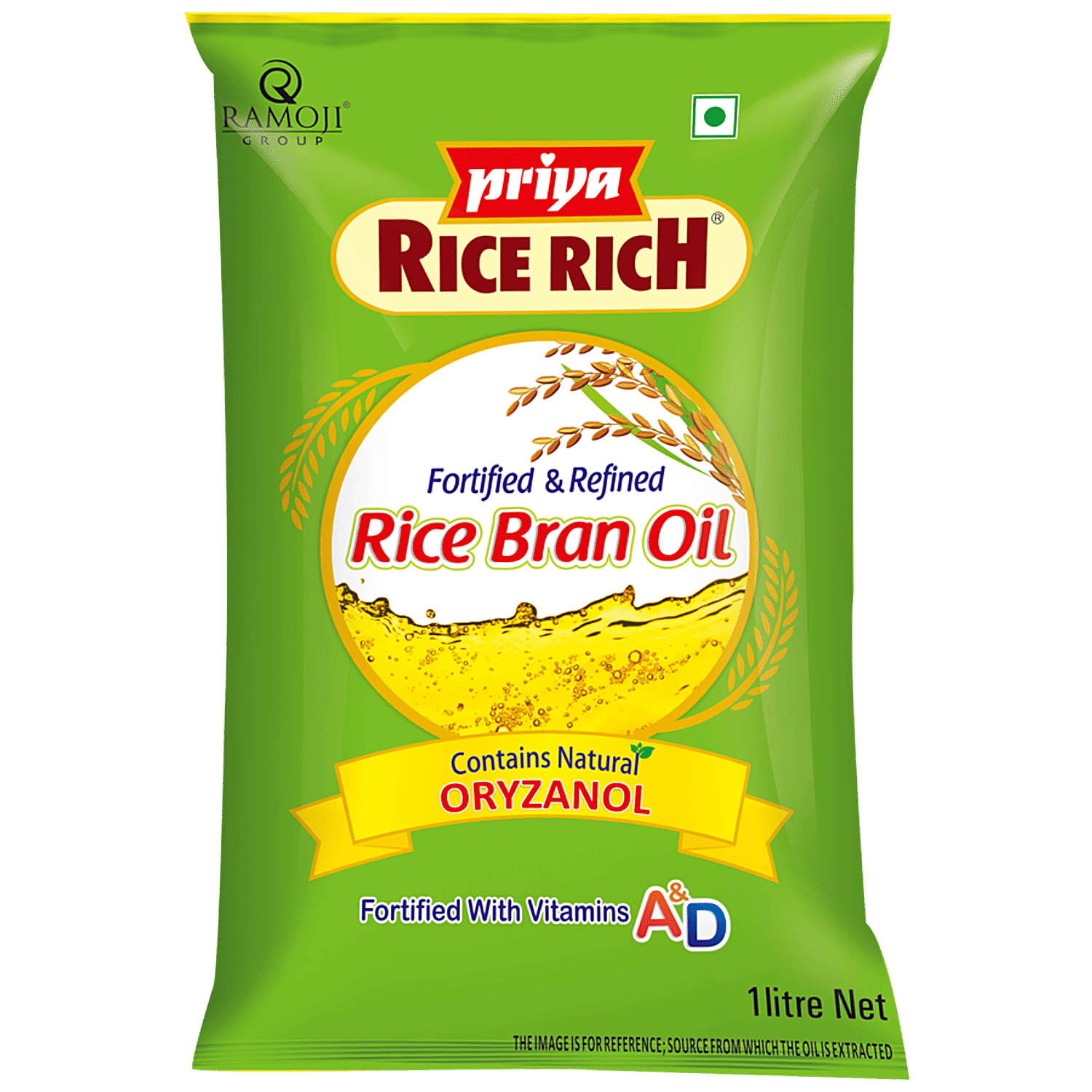 Buy Priya Refined Oil Rice Bran 1 Ltr Pouch Online at the Best Price of Rs  117 - bigbasket