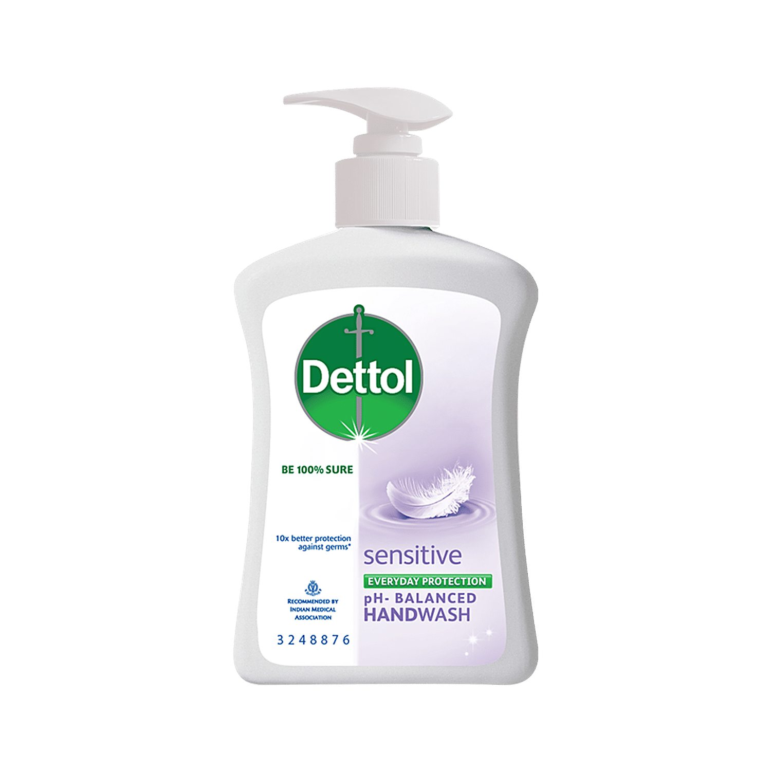 Dettol pH-Balanced Handwash - Sensitive, 10X Better Protection Against  Germs, 200 ml