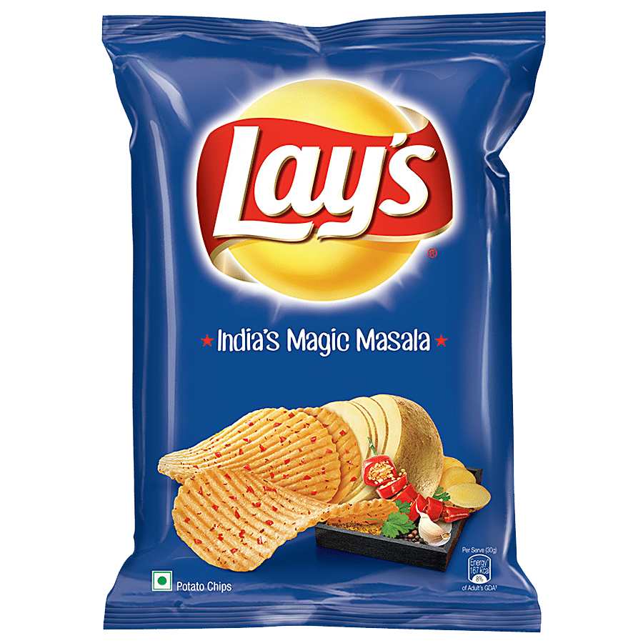 Lays India's Magic Masala Potato Chips 50g – Singh Cart