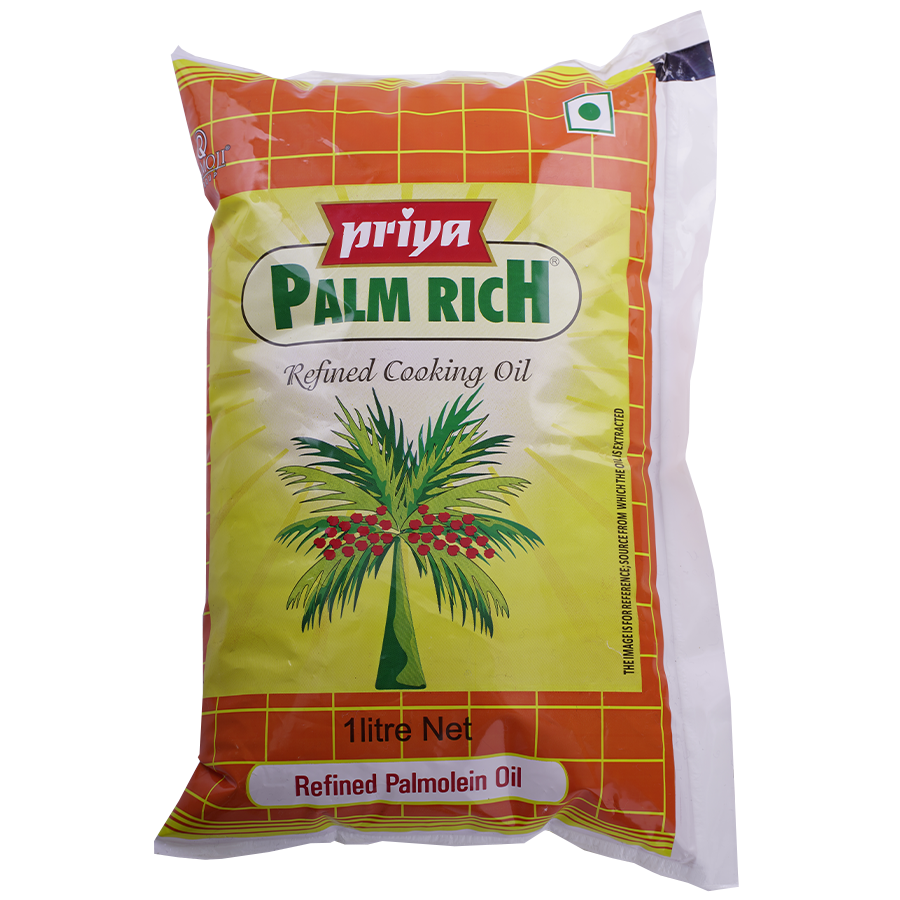 Priya Oil - Palmolein, 1 L