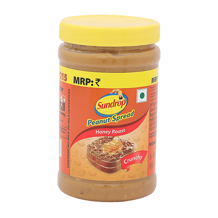 Buy Sundrop Peanut Butter Honey Roast Crunchy 462 Gm Jar Online At Best Price Bigbasket