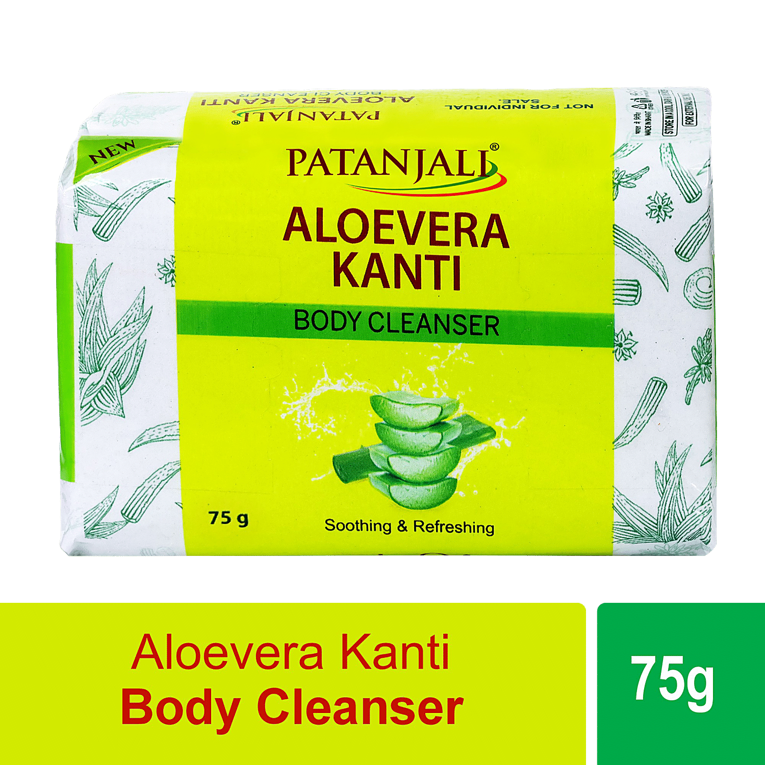 Buy Patanjali Aloe Vera Kanti - Body Cleanser Soap 75 gm Online at Best  Price. of Rs 21.34 - bigbasket