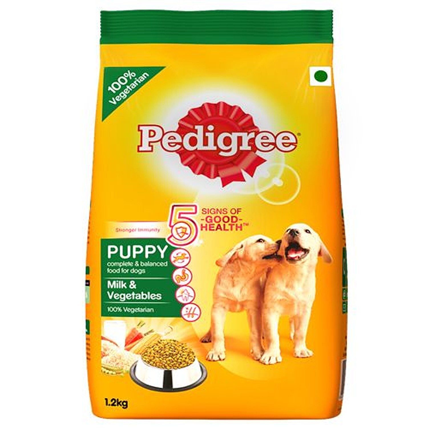 Buy Pedigree Daily Food For Puppy Milk Vegetables 1.2 kg