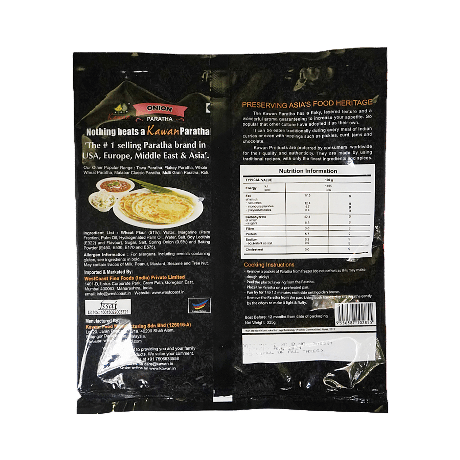 Buy Kawan Paratha Onion 325 Gm Pouch Online At The Best Price Bigbasket