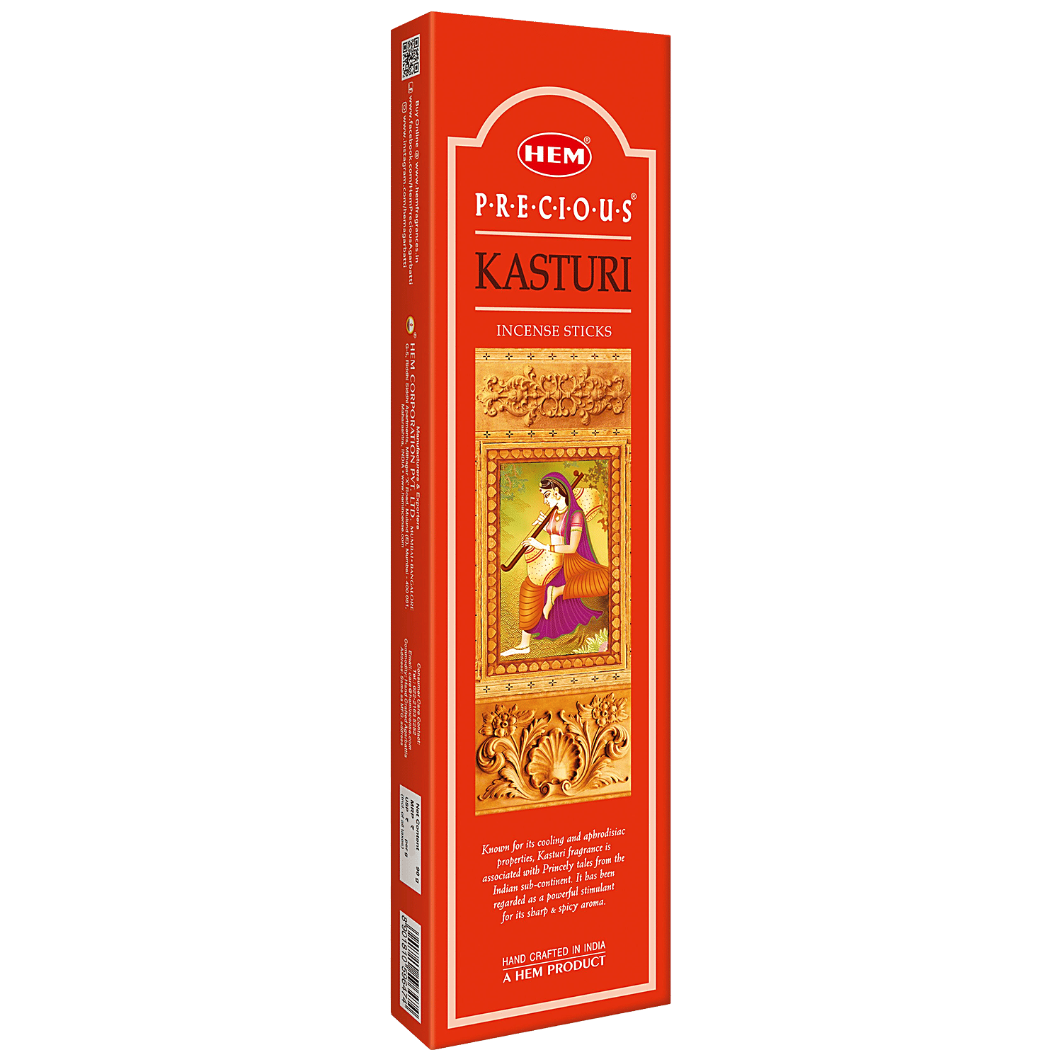 Hem Precious Kasturi Incense Sticks, 90 g