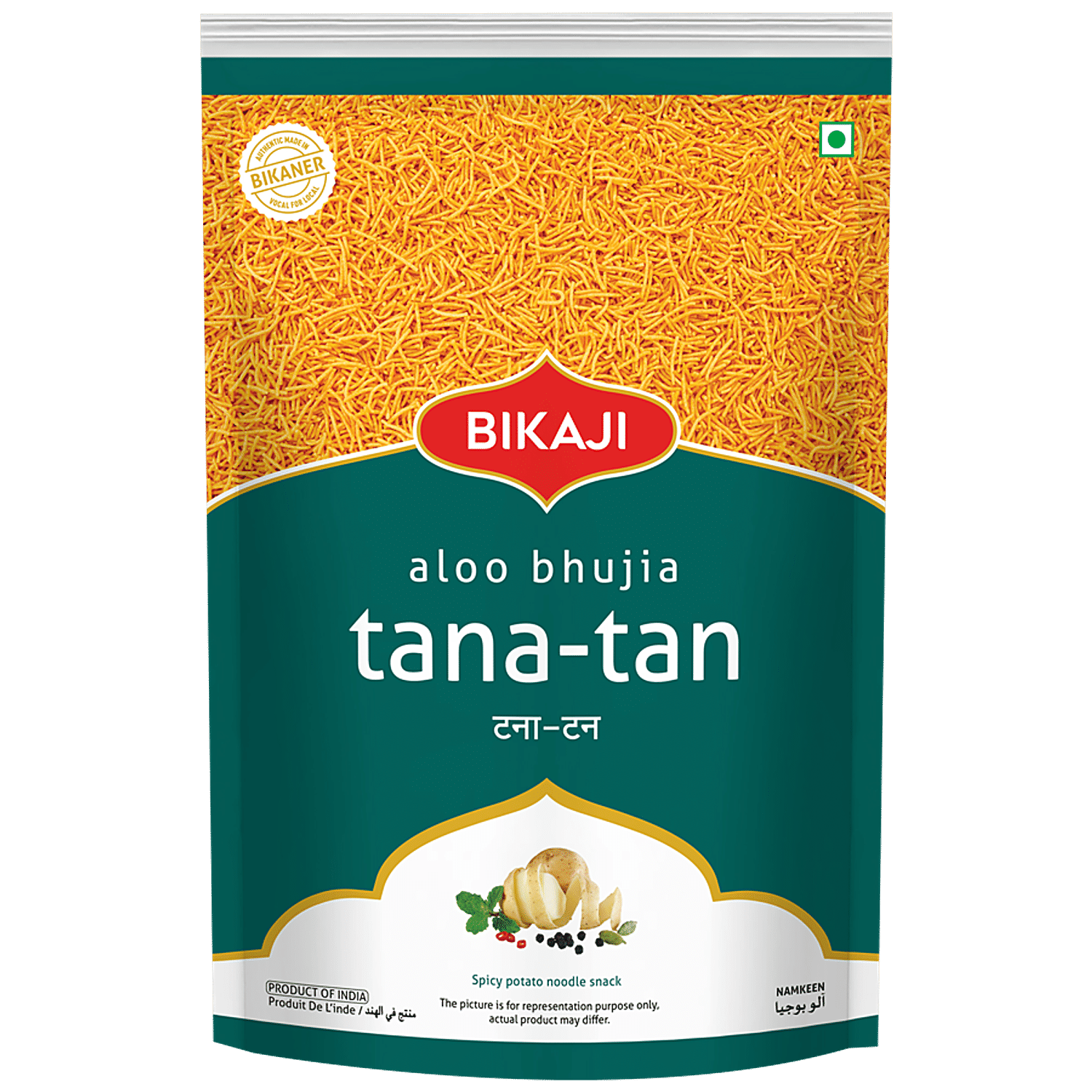 Buy Bikaji Namkeen Alu Bhujia Tana Tan 1 Kg Pouch Online At The Best Price Bigbasket