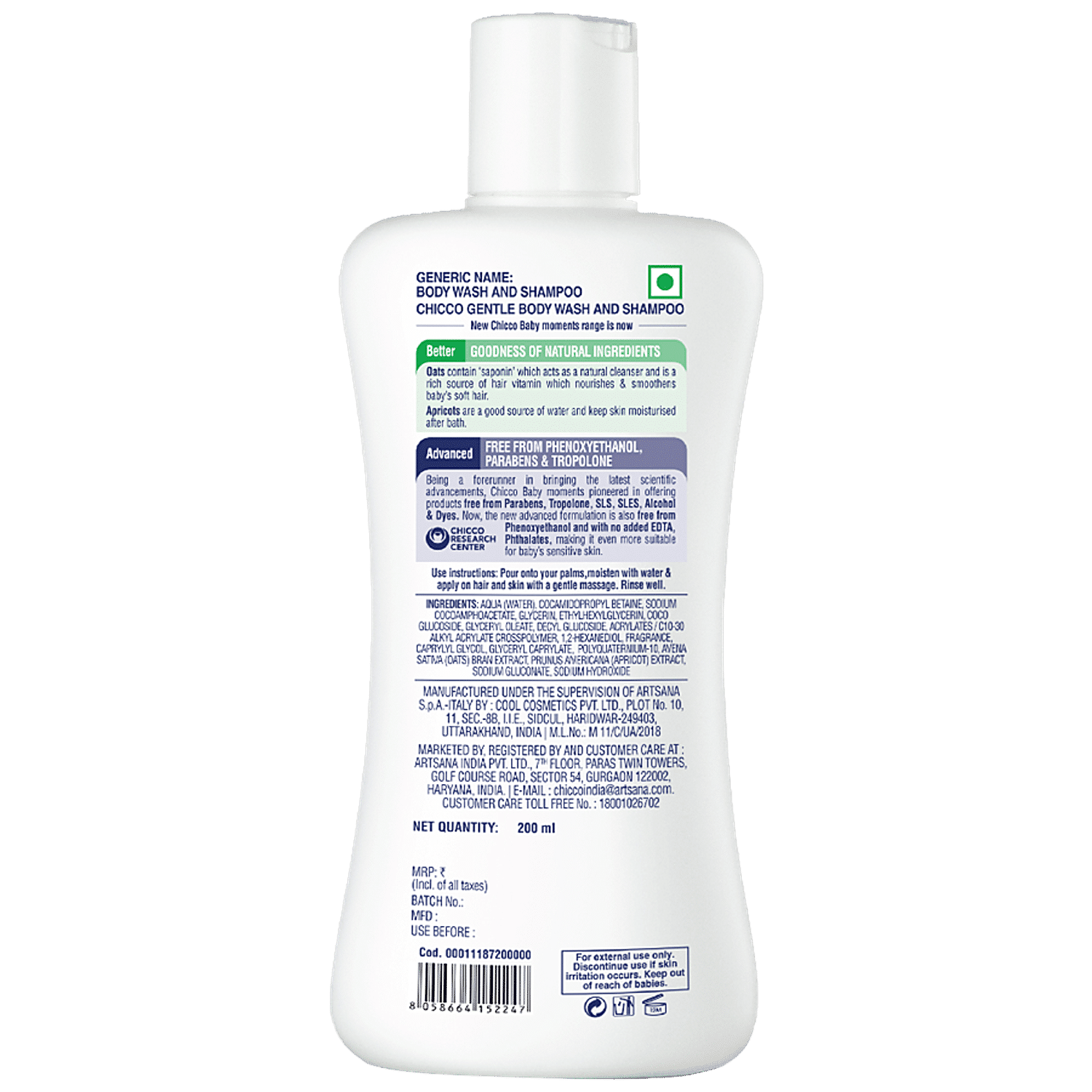 Chicco best sale body wash