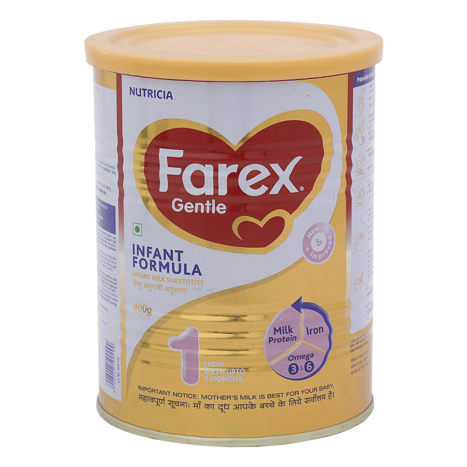 Buy Farex Infant Formula Step 1 Infant Milk Substitute 450 Gm Tin Online At Best Price Bigbasket