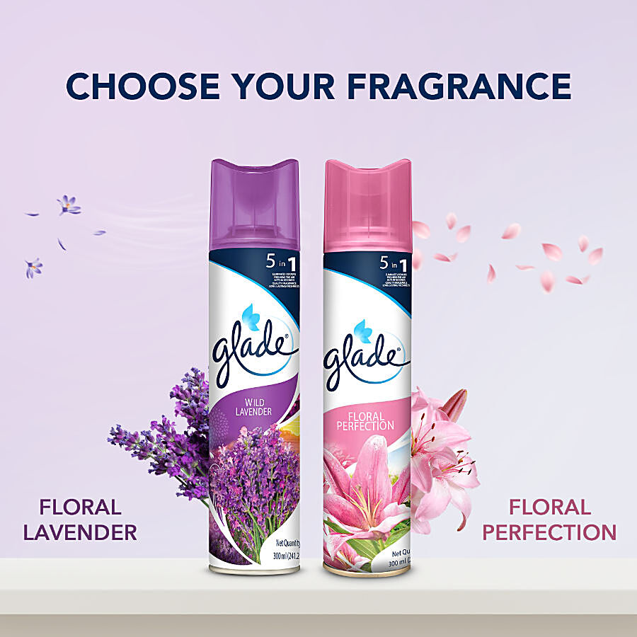 Buy Glade Air Freshener Floral Perfection 320 Ml Online At Best Price of Rs  143.65 - bigbasket