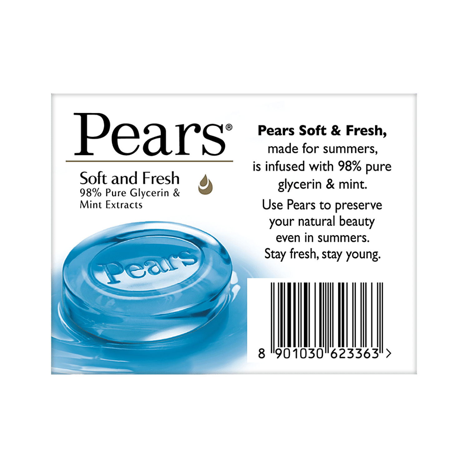 Buy Pears Soft Fresh Soap Bar 75 Gm Online At Best Price of Rs 62 -  bigbasket