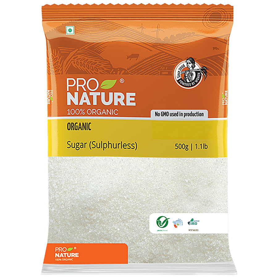 Buy Pro Nature Organic Sugar 500 Gm Pouch Online At Best Price of Rs 62.56  - bigbasket