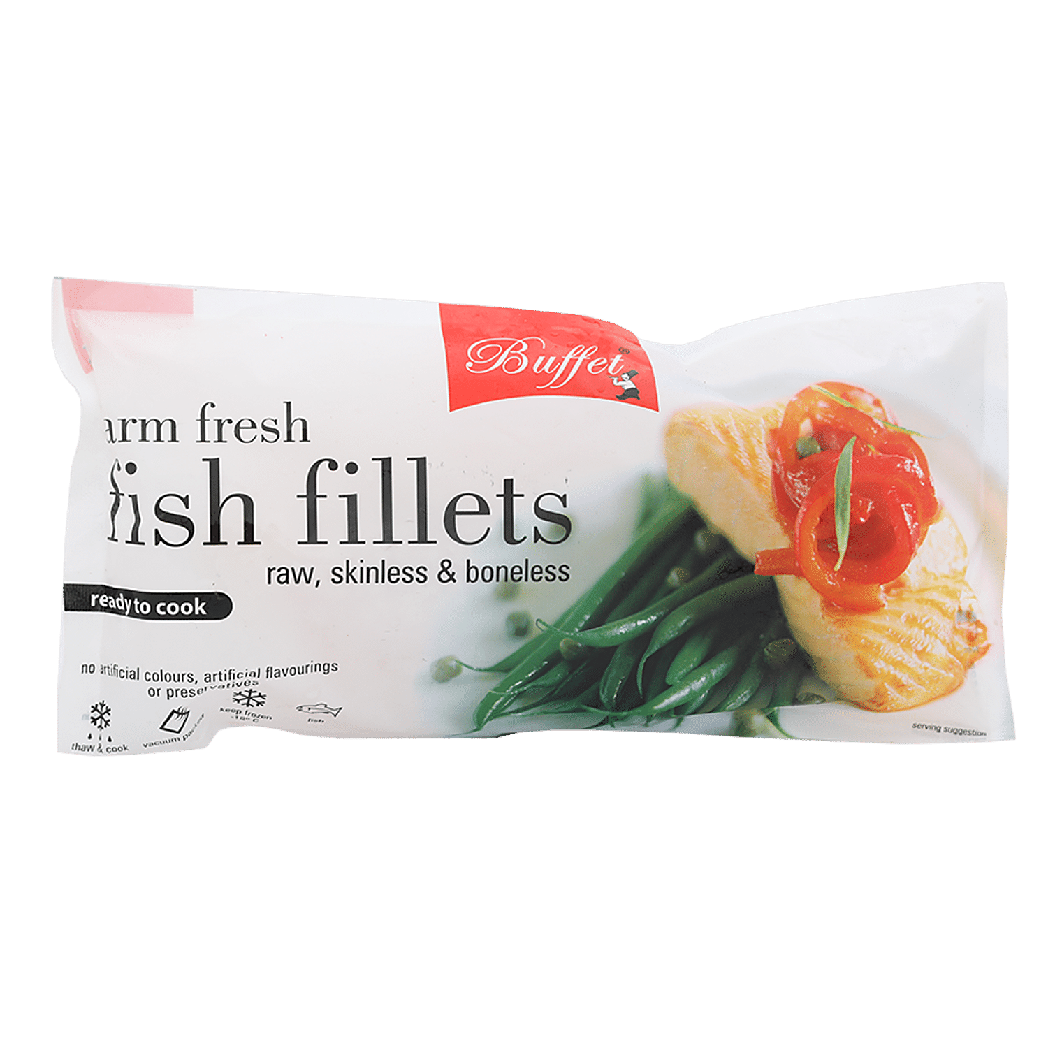 Buy Buffet Fish Fillets Raw Meet 450 Gm Pouch Online At Best Price of Rs  390 - bigbasket