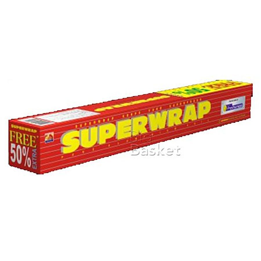 Hindalco Superwrap Aluminium Foil 20g + 10g (pack of 3) - 4 Meters per pack