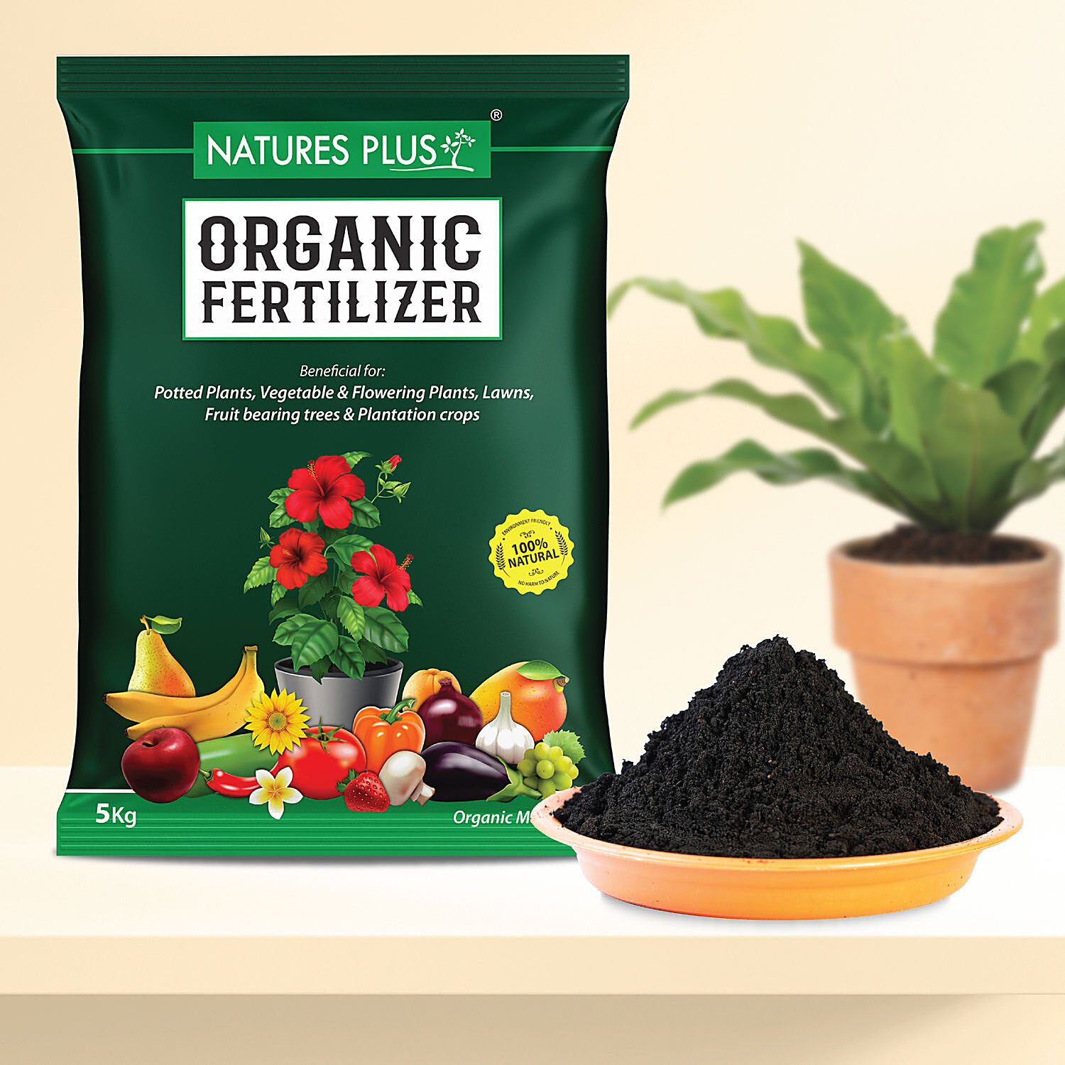 Eco Pure Natural Organic Fertilizer 1KG