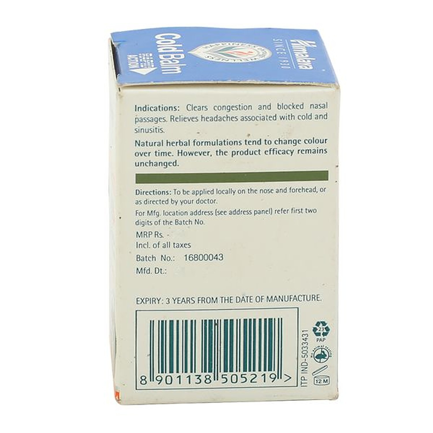 Himalaya cold balm 2025 price