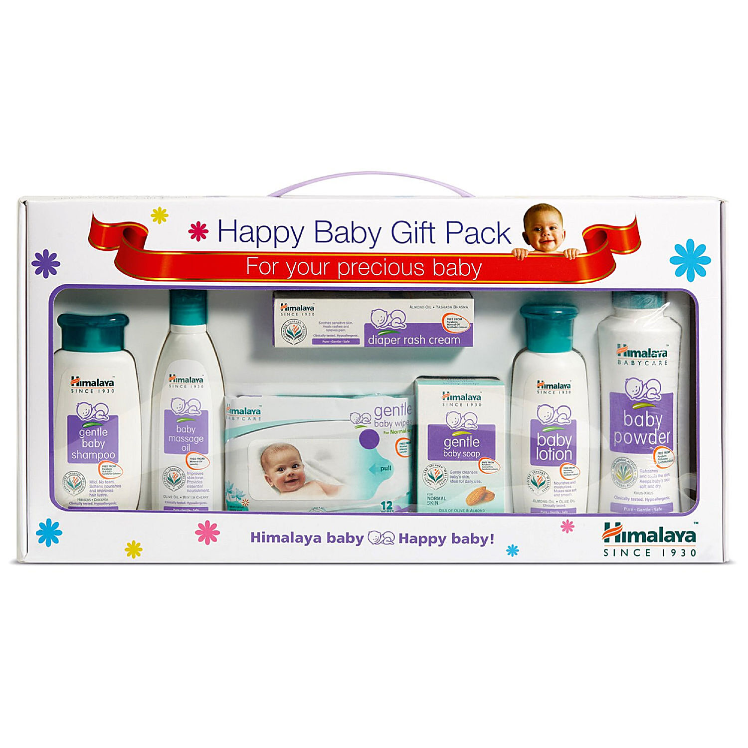 HIMALAYA Happy Baby Gift Pack (5 IN 1 - 2 No's Gift Set) - | Buy Baby Care  Combo in India | Flipkart.com