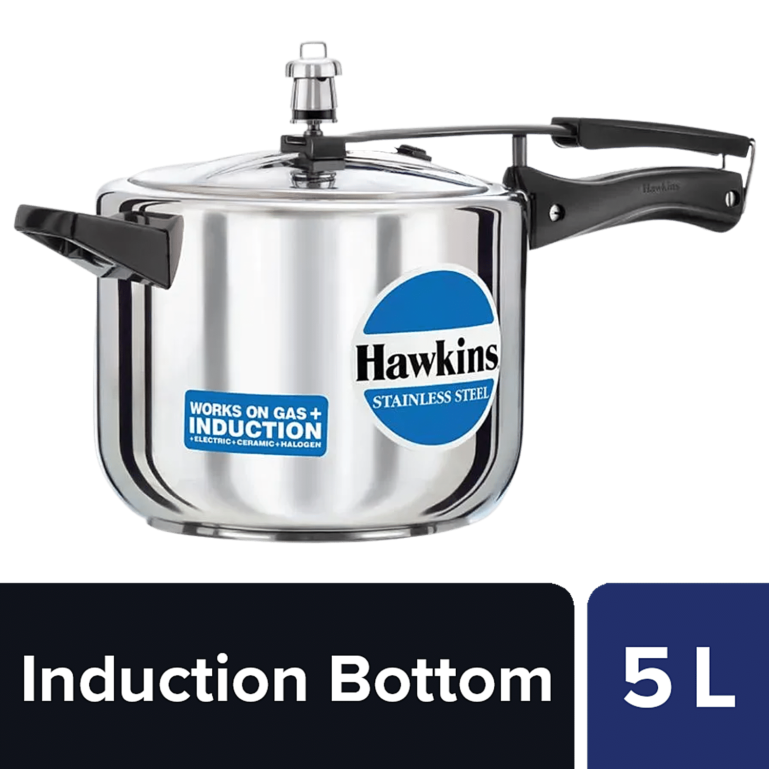 Buy Hawkins Pressure Cooker Stainless Steel 5 Ltr Online At Best