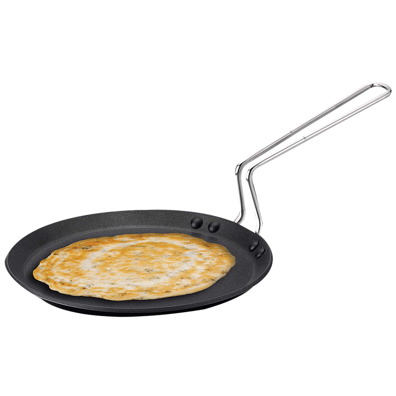 Buy Hawkins Futura Non-Stick 22cm Tawa with Stainless Steel Handle, Black  (NT22) Online at Best Prices in India - JioMart.