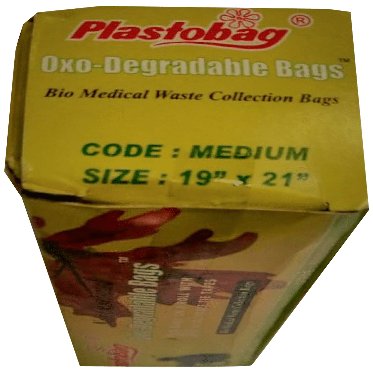 Plastobag Garbage Bags large Garbage Bag (Black, 15) Set Of 12, (MRP 70.00  Rs)