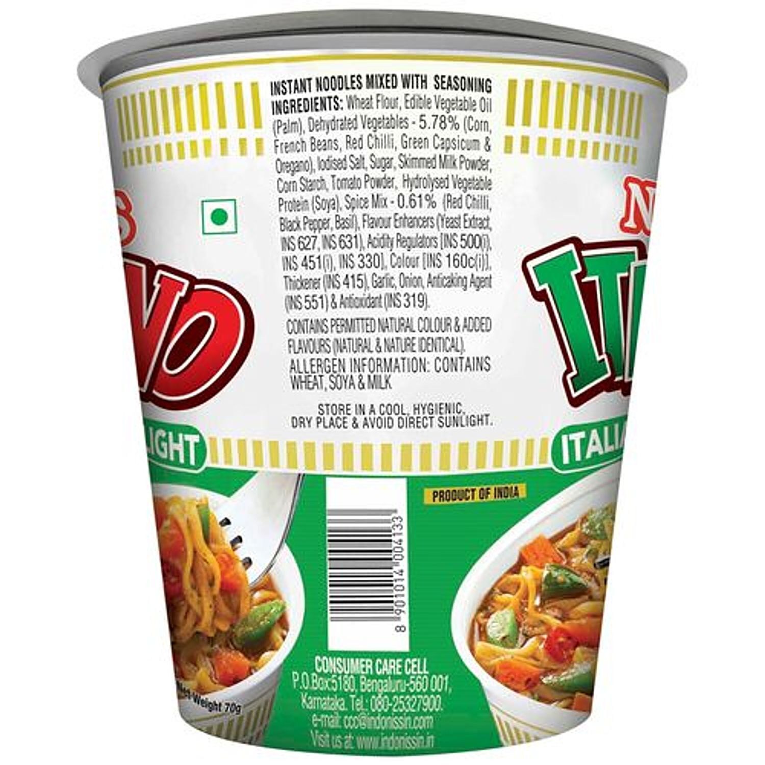 Buy Nissin Food Cup Noodles Italiano 70 Gm Online At Best Price of Rs 46 -  bigbasket