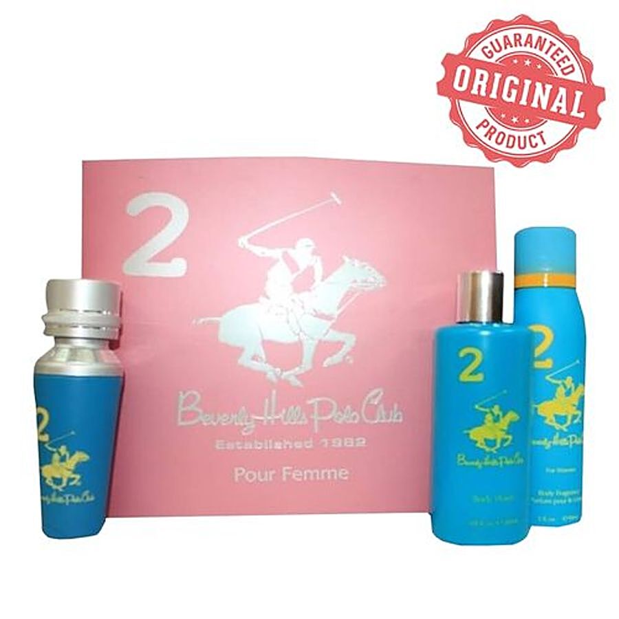 Buy Beverly Hills Polo Club Perfume - Gift Set Edp (For Women) 1 pc Carton  Online at Best Price. of Rs 1199 - bigbasket