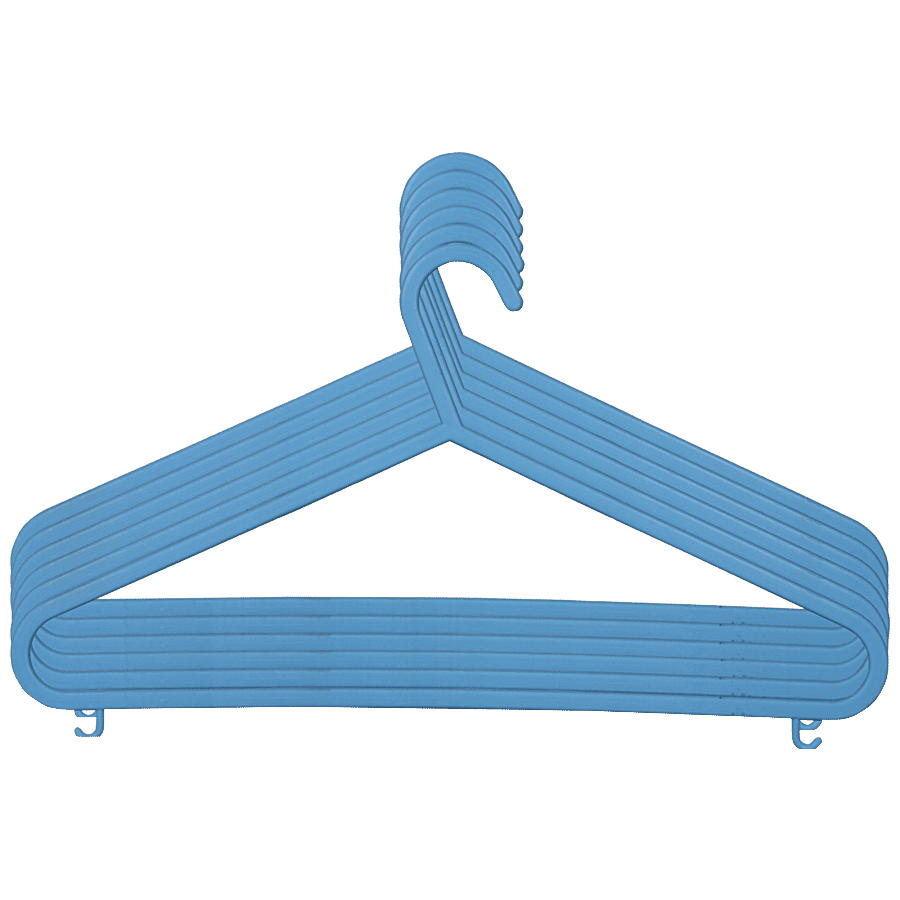 Buy Heavy-duty plastic hangers 10 pcs Online in India