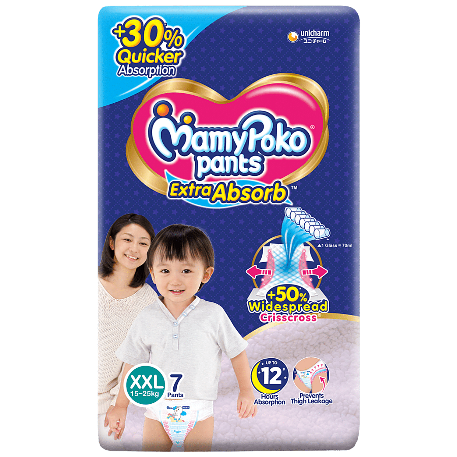 Pampers hot sale mamypoko xxl