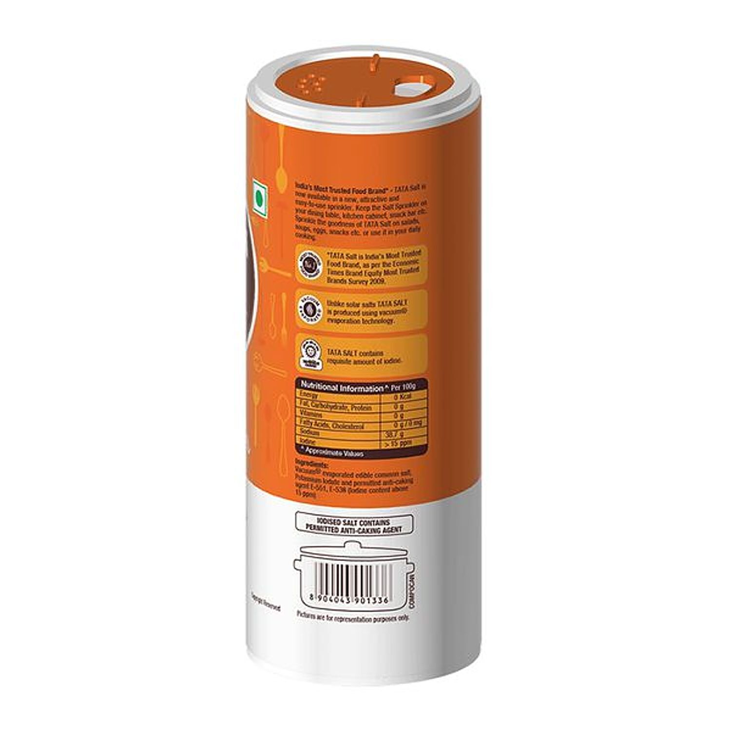 Tata Salt Lite Sprinkler (Low Sodium Salt) Tin 100 grams - GoToChef