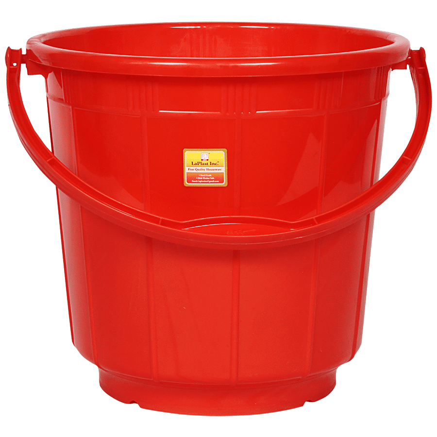 Buy Laplast Plastic Bucket Various Bright Colours 16 Ltr Online At Best  Price of Rs 80 - bigbasket