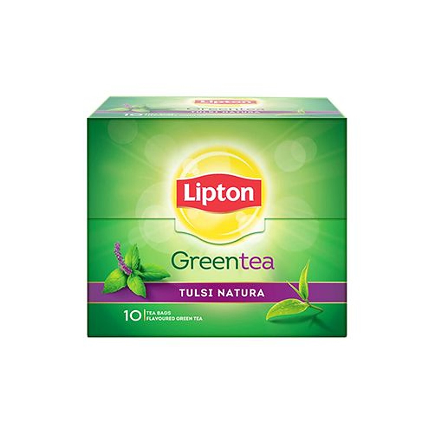 Lipton green tea sales tulsi natura