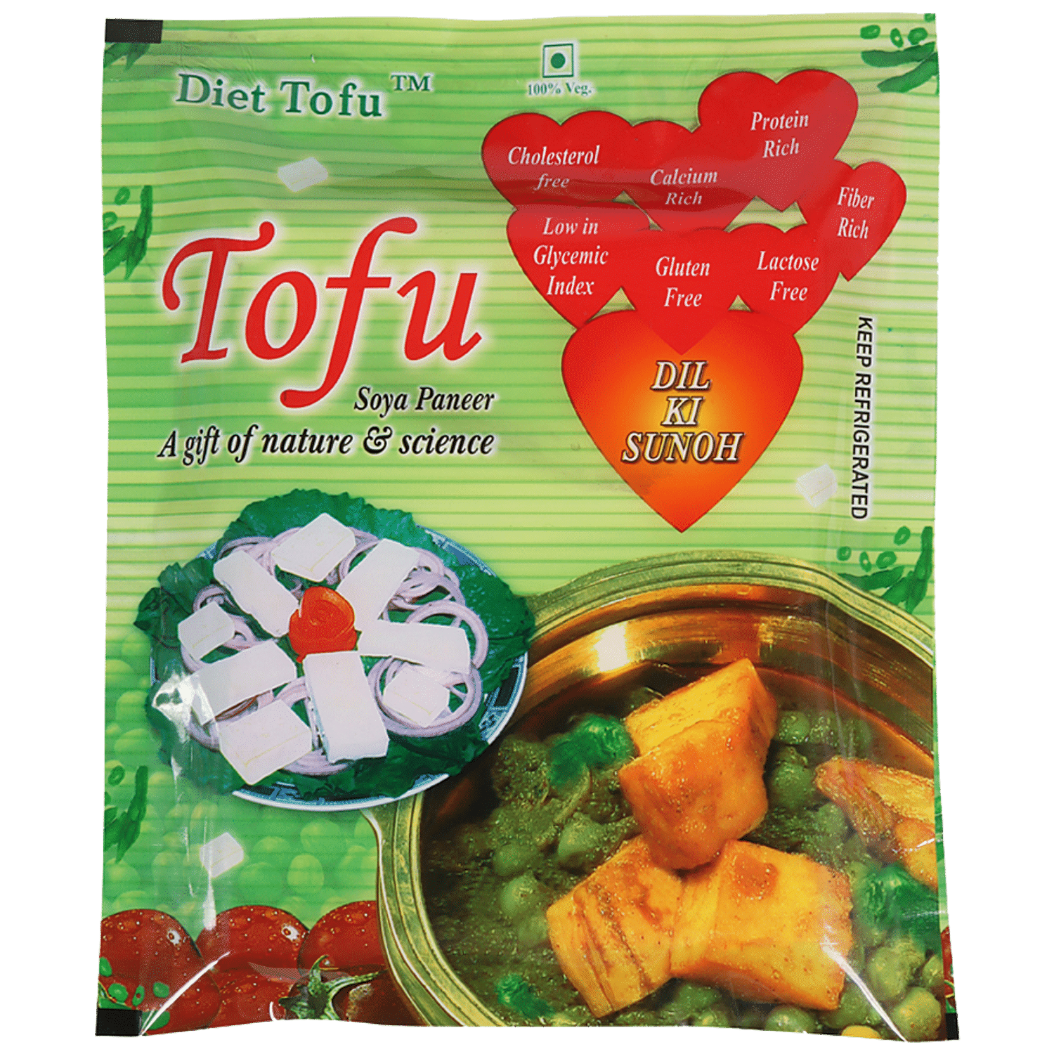 Diet Tofu Soya Paneer 200gms