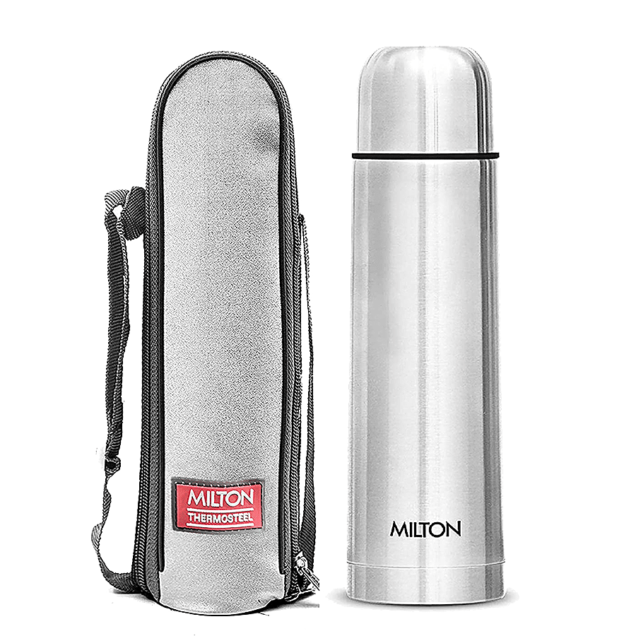 Buy Milton Thermosteel Plain Lid Flask - Stainless Steel, Vacuum Insulated,  Silver Online at Best Price of Rs 810 - bigbasket