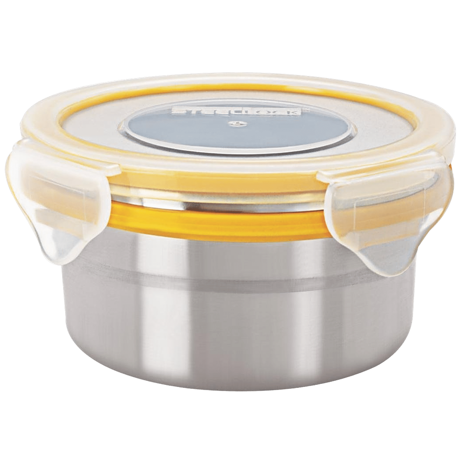 1pc Plastic Container For 1/2 Muffin With Thickened Transparent