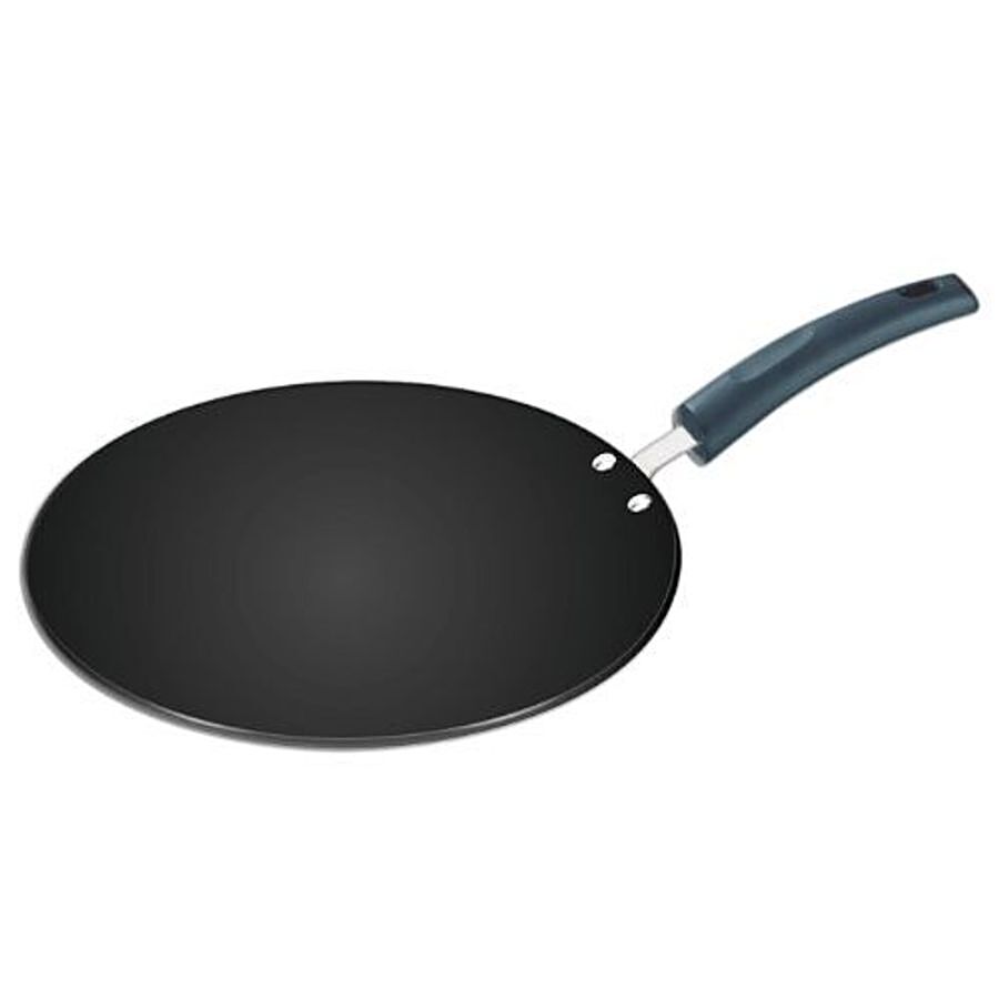 Buy Hawkins Futura Hard Anodised Aluminium Flat Tawa - Induction Base, 26  cm, 4.88 mm, Stainless Steel Handle, IAFT26 Online at Best Price of Rs 1300  - bigbasket