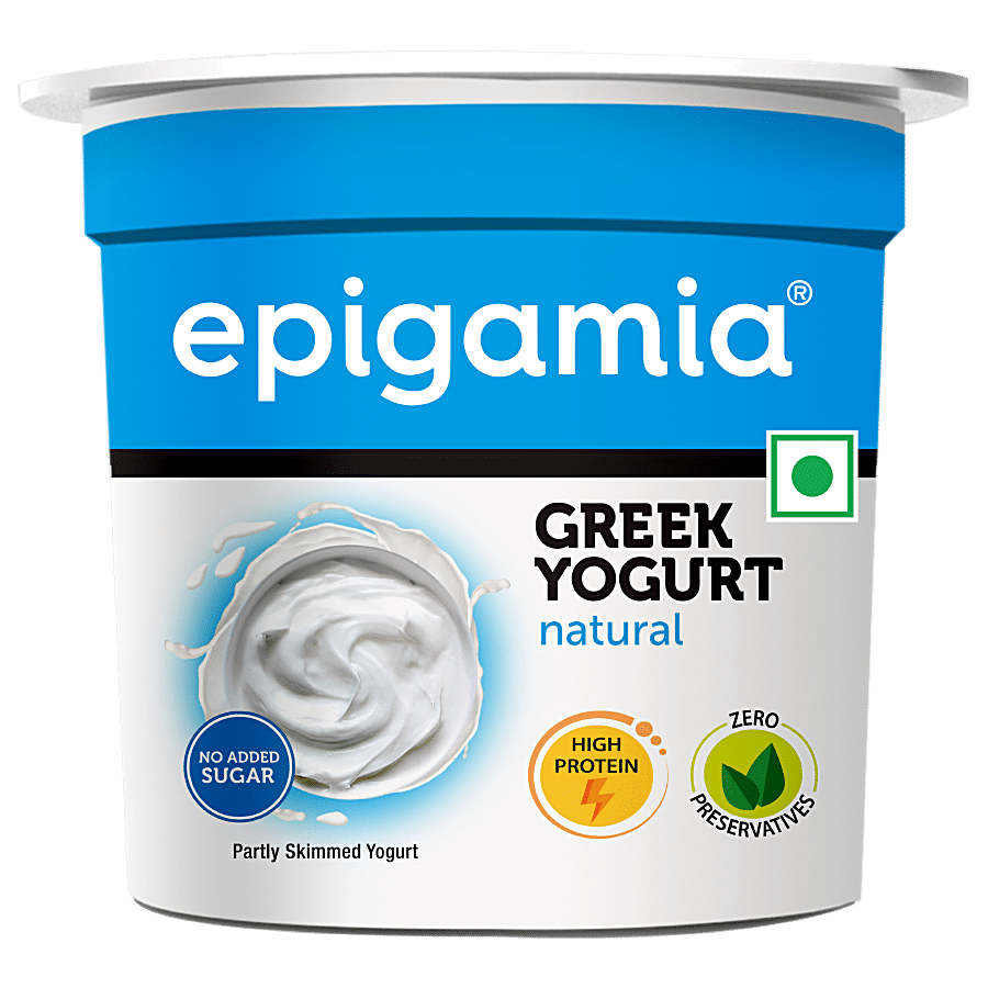 opstelling Mortal veerboot Buy Epigamia Greek Yogurt Natural 90 Gm Online At Best Price of Rs 55 -  bigbasket