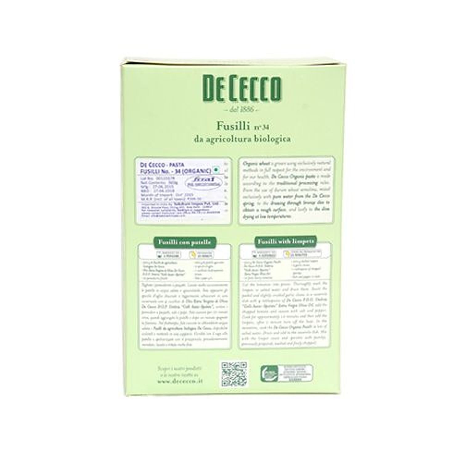 Buy De Cecco Pasta Fusilli 500 Gm Pouch Online At Best Price of Rs null -  bigbasket