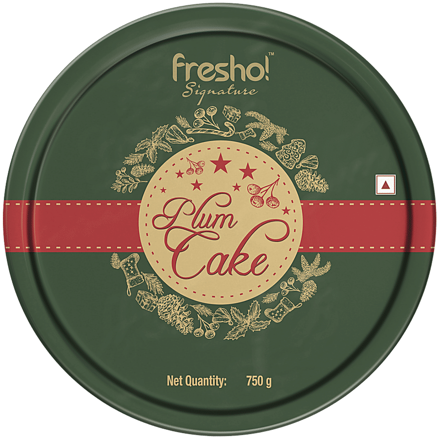 Buy Fresho Signature Round Plum Cake - Rich Fruit Online at Best